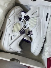 Size 9 - Jordan 4 Retro Mid Purple Metallic