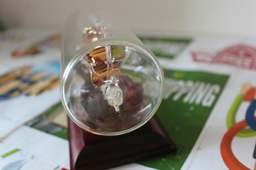 Vintage glass ship in a bottle ornament 'Spanish Galleon' - Picture 8 of 10