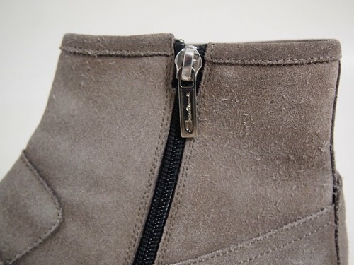 Santoni Double Monk Boots Gray Suede Mens Shoe Size US 8.5 EU 41.5 - Picture 5 of 9