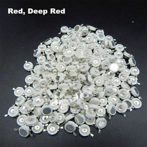 1W 3W 5W High Power LED Diodes White Red Green Blue Yellow 440 660nm Grow Beads - Picture 10 of 10