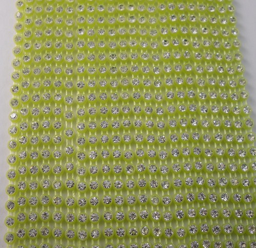 SS6 A Grade clear glass crystal 2mm Rhinestone banding Trim Setting chain 10Yard - Picture 2 of 15