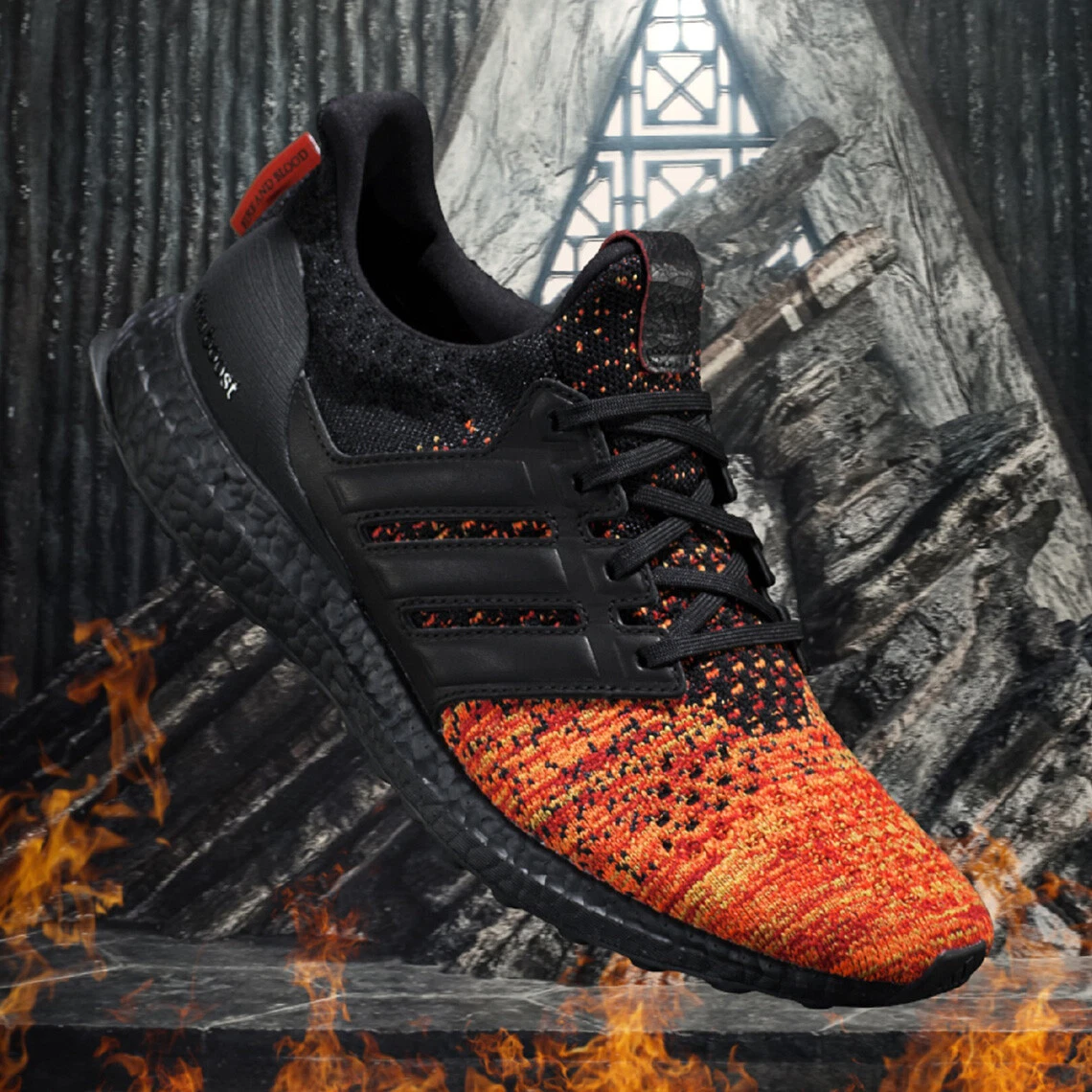 bestia Humo Contratar Adidas Ultra Boost 4.0 Game of Thrones Targaryen Dragons Size 11.5. EE3709  | eBay