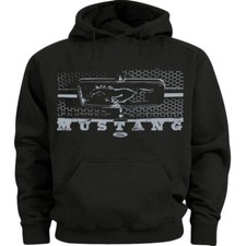 Ford Mustang Grill Hoodie Mens Sweatshirt