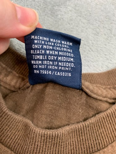 Abercrombie & Fitch T-Shirt Girls XL Brown I'm on a Boat Logo Graphic Crew Neck - Picture 6 of 8