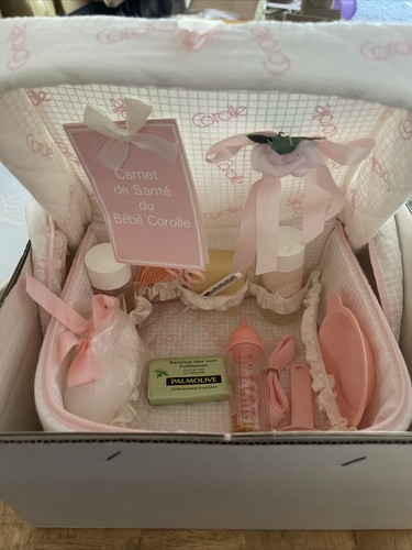 Vintage Corolle Baby Kinderzimmer Tasche & Zubehör Übernachtungstasche. Originalkarton. - Bild 1 von 12