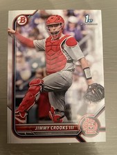 2022 1st Bowman Draft Paper Base #BD-178 Jimmy Crooks III - St. Louis Cardinals