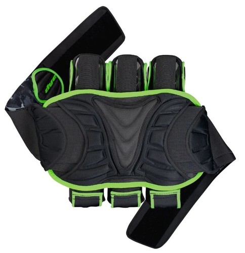 Dye Paintball Assault Pack Pro Neoprene Pod Harness 3+4 Dyecam Black/Lime - Picture 2 of 3