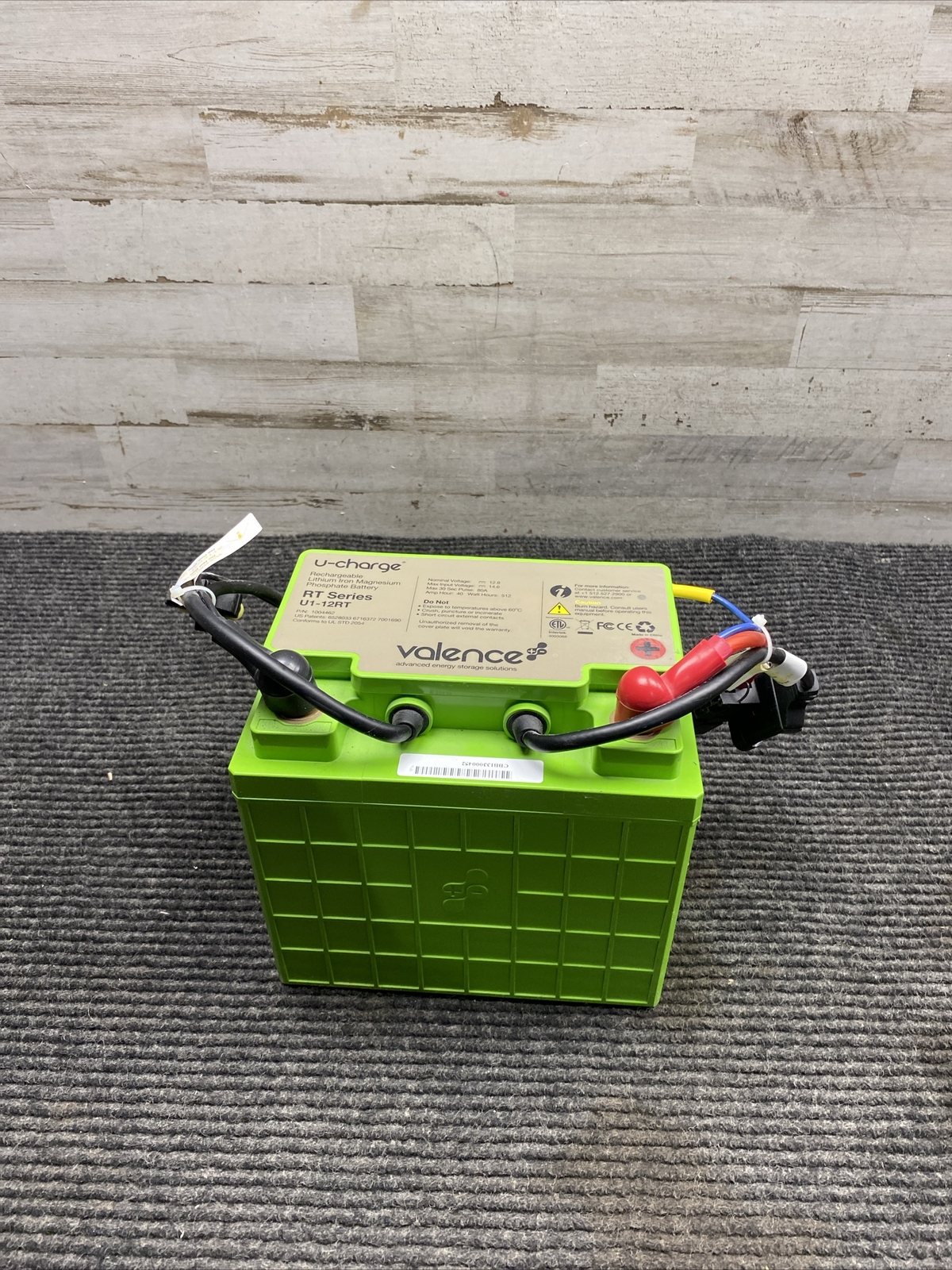 Valence UCharge U112RT LifePo4 Battery 12V 40Ah eBay