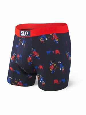 SAXX VIBE BOXER BRIEF MEN'S UNDERWEAR NAVY DUEL SIZE M