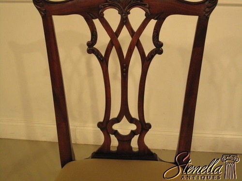 L46620: Pair MAITLAND SMITH Model #4031-187 Mahogany Dining Room Chairs ~ New - Picture 5 of 12