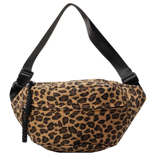Leopard Print Waist Bag Trendy Fanny Pack Crossbody Sling Bag Outdoor Travel Bag - Picture 4 of 18