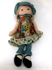 Vintage 1974 Knickerbocker 16 Inch Holly Hobbie Doll