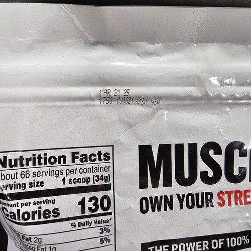 Muscle Milk 100% Whey Protein Powder - Chocolate - 5 LB - Exp May 2025 - Picture 5 of 5