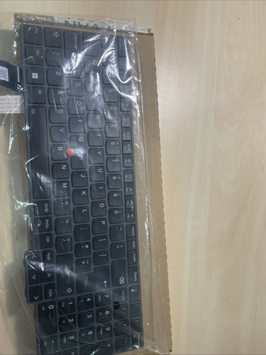 Genuine Lenovo ThinkPad L15 Gen 3 / P16s 1 T16 1 UK BackLit Keyboard 5N21D93784 - Picture 1 of 3