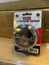 Edelbrock 4405 Signature Series Chrome Steel Push-In Valve Covers Breather (NEW)