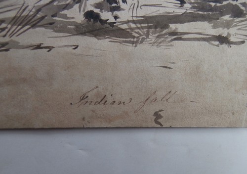 REGIS GIGNOUX NY Artist Painting INDIAN FALL Horses ca 1855 HUDSON RIVER SCHOOL - Picture 4 of 23