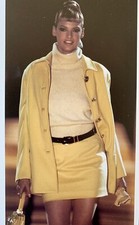 ICONIC VINTAGE GIANNI VERSACE COUTURE SKIRT SUIT- Sz 6
