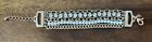 Jtv Opc Off Park Collection crystal pearl gold tone chain multi row bracelet 8"