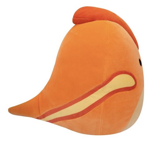 Squishmallows 11" Nichelle the Orange Dinosaur with Fuzzy Head Plush Toy HTF NWT - Picture 7 of 7