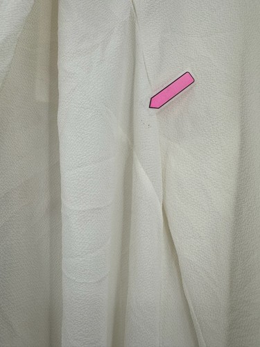Top Veronica Barba Crema Cuello Corbata Manga Larga Talla 8 NUEVO - Imagen 3 de 8