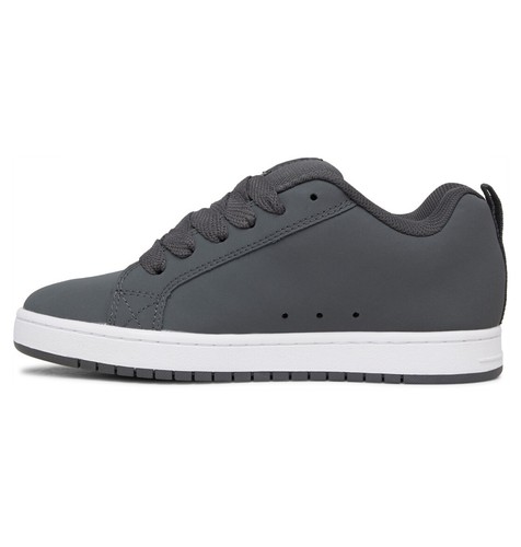 ZAPATOS DC COURT GRAFFIK DK GRIS - NEGRO - BLANCO 300529 GBW PARA HOMBRES REINO UNIDO TALLA 8 - 13 - Imagen 3 de 6