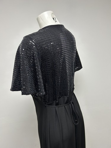 Ex Wallis Pailletten Party Abend glitzerndes Midikleid Größen 10 12 14 16 18 20 22 - Bild 7 von 9