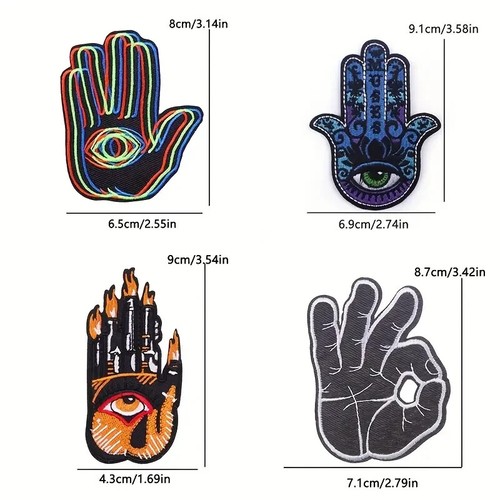 Stickerei Bügelflicken Deko Kunst Stil, Stil auswählen - Bild 1 von 6