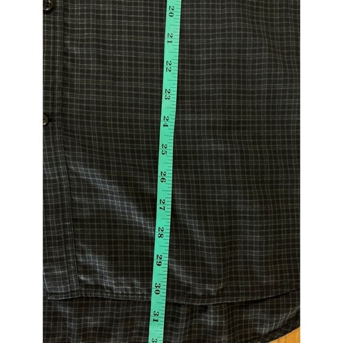 Balenciaga Button Up Men's Large Long Sleeve Plaid - Picture 8 of 9