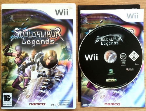 SOUL CALIBUR LEGENDS KOMPLETT BOX ANLEITUNG NINTENDO WII PAL FRANZÖSISCH CIB OVP Spiel