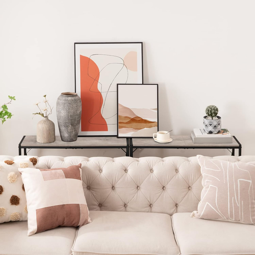 Console Table, Narrow Sofa Table, 30.1" Small Couch Table, Thin Sofa Table, Side - Picture 6 of 12