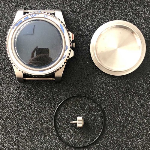 316 Stainless Steel 40MM Convex Mirror Sapphire Glass Watch Case for NH35/NH36 - Picture 10 of 32
