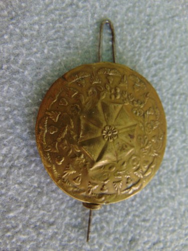 ANFANG 1800 ANTIKE SÄULENROLLE OGEE GROSSES REGAL MANTELUHR PENDEL TEILE - Bild 2 von 4