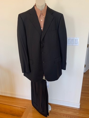 Camisa de vestir para hombre DONNA KARAN bronceada rubor con botones manga larga talla 17,5 34/35 - Imagen 11 de 12
