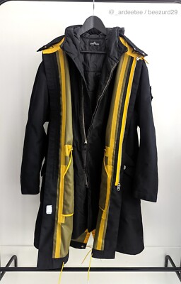 STONE ISLAND SHADOW PROJECT DIAGONAL 3L POLY WOOL PARKA $2983