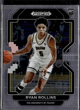 2022 Panini Prizm Draft Picks #86 Ryan Rollins Rookie Toledo Rockets
