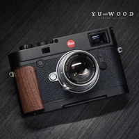 Wood L Hand Grip Holder For Leica M10 M10P/M10R//M10D/M10M Camera Alloy Base