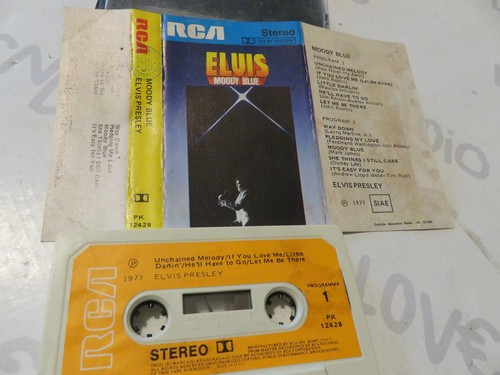 MC ELVIS PRESLEY Moody blue 1977 italy RCA PK 12428 - Imagen 2 de 6