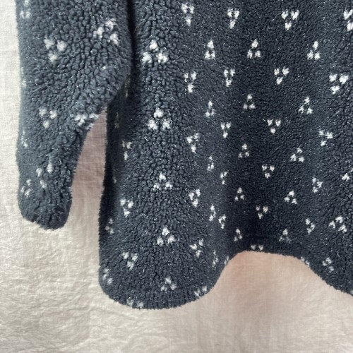 TapeMeasure VTG Women's Multicolor Sherpa Long Sleeve 1/4 Zip Pullover Size M - Picture 2 of 22