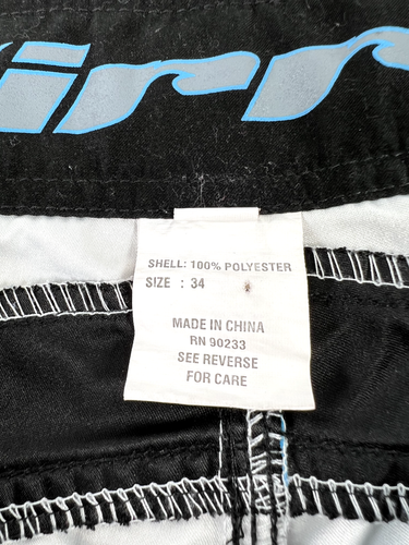 Kirra Boardshorts Herren Gr. 34 blau & schwarz Musik Grafik Surf Skate Activewear - Bild 8 von 10