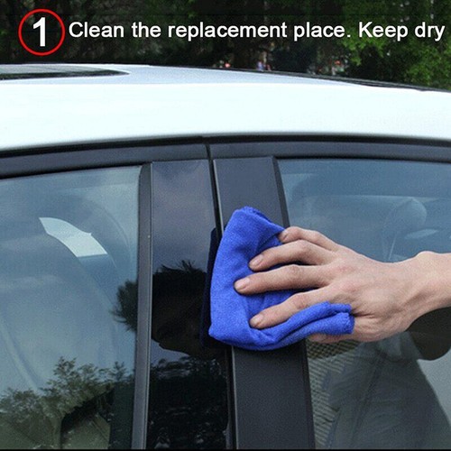 6x Glossy Black Pillar Posts Door Trim Cover Fit For Nissan Teana J32 2009-2012 - Bild 6 von 24