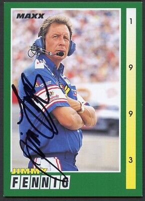 Jimmy Fennig #170 signed autograph auto 1993 Maxx NASCAR Trading Card | eBay Jimmy Fennig #170 signed autograph auto 1993 Maxx NASCAR Trading Card | eBay