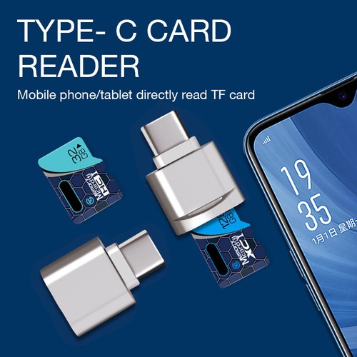 For Samsung Huawei Type C To TF Micro SD OTG Card Reader Adapter USB 3.1 - Picture 1 of 11