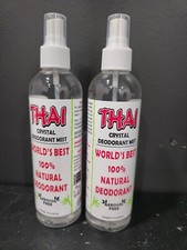  2 Pack Crystal Deodorant Mist STONES OF AMERICA Deodorant Spray 8 fl oz