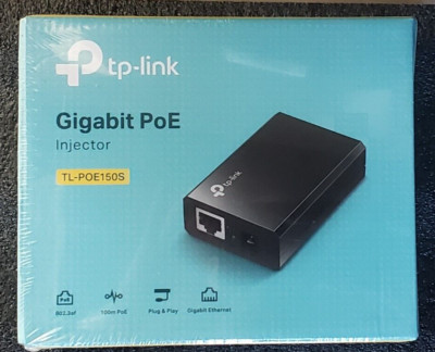 TP-Link Gigabit Power Over Ethernet PoE Injector Adapter TL-PoE150S Networking
