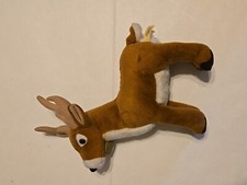 Christmas Reindeer Stuffed Plush Animal Miyoni Aurora Buck Deer Standing Antlers