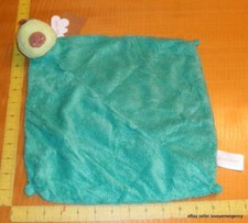 New Angel Dear Green Avocado Lovie Blankie Velour Security Blanket Lovey
