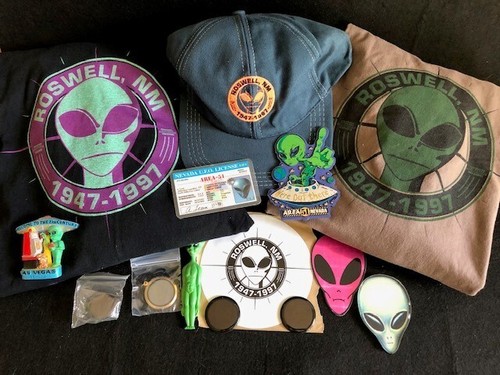 Roswell Landing 50th Anniversary Items /Alien Lot-T-Shirts/Hat/Magnet/Decal UFO - Picture 10 of 11