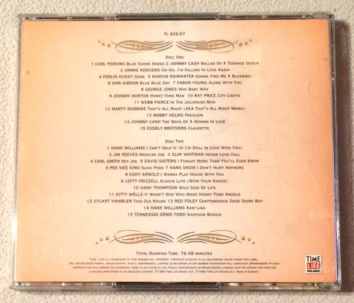 CLASSIC COUNTRY GOLDEN 50S (TIME LIFE TL 626/07) RARE - DOUBLE CD MINT - Picture 3 of 3