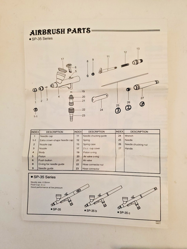 Temptu PRO SP-35 Gravity Luftbürste, Iwata Reinigungsstation & 10 Fuß Schlauch Produktbündel - Bild 8 von 18