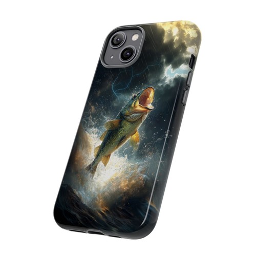 Big Mouth Bass Fish Thunderstorm River - Phone Case for iPhone, Galaxy, Pixel - 第 79/281 張圖片